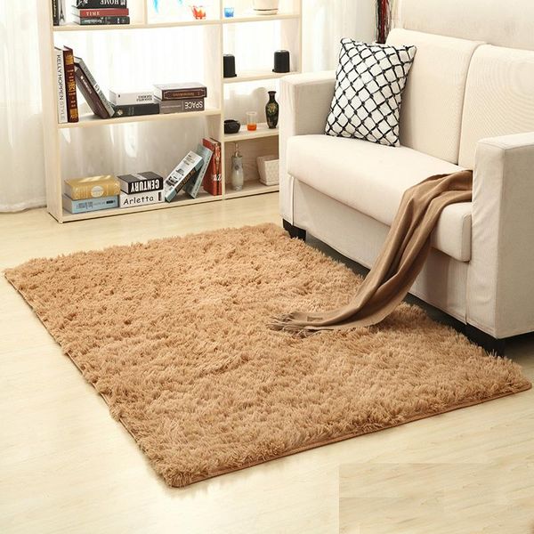 

carpets living room decoration with fluffy round rug faux fur children's bedroom plush furry area modern mat