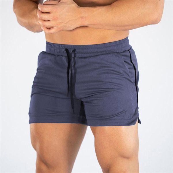 

men's swimwear us size men swim shorts running gym workout clothing beach sportswear mesh one layer quick dry anti sweat drawstring bot