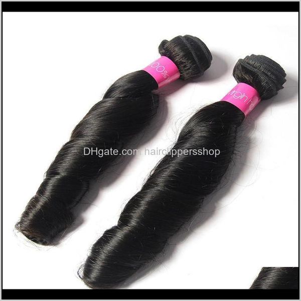 

300g spring curly virgin weave natural color 1028inch acv30 weaves irgaz, Black