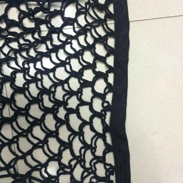 

car organizer trunk cargo net universal storage style 110*50cm black envelope
