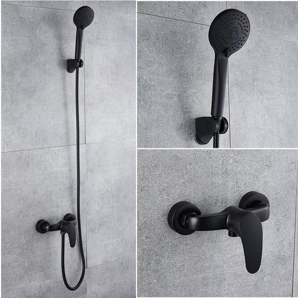 

bathroom shower sets black set faucet with hose and single handle switch ues to household sprinkler el pure copper