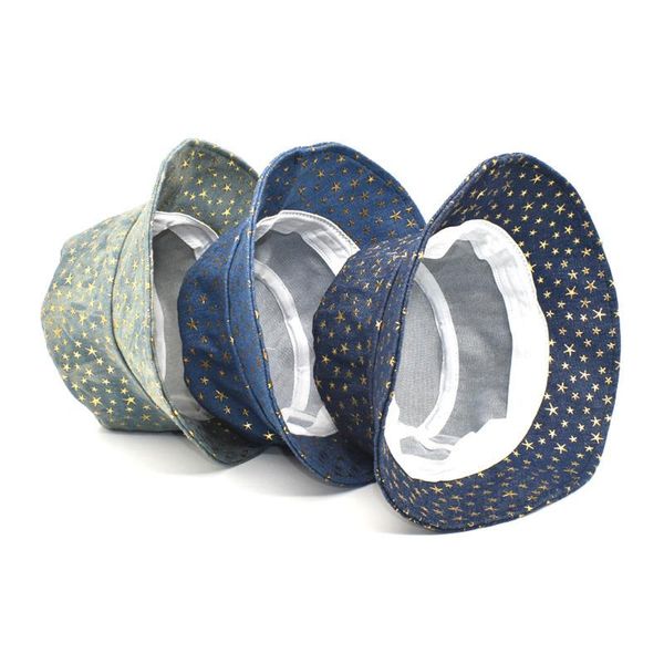 

wide brim hats feitong summer bucket for man and women fashion sunshade hat fisherman's basin outdoor, Blue;gray