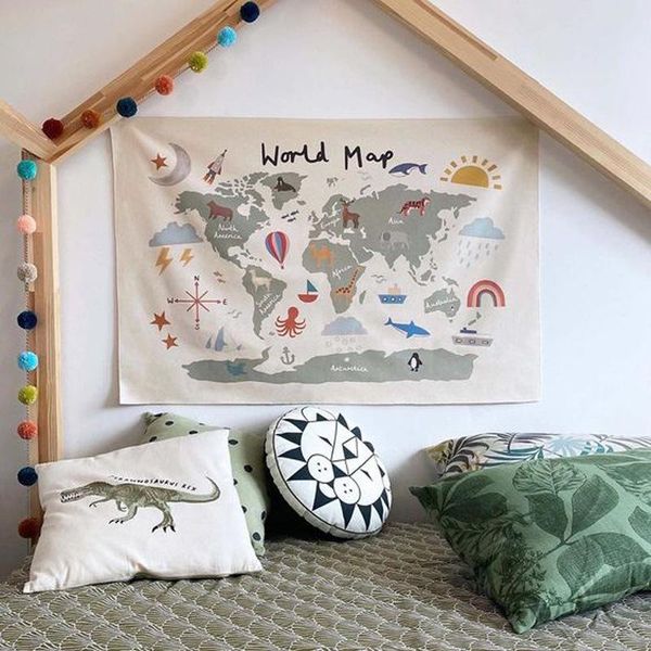 

decorative objects & figurines kids room decoration wall hanging decor canvas 80cmx60cm boy girl bedroom nursery