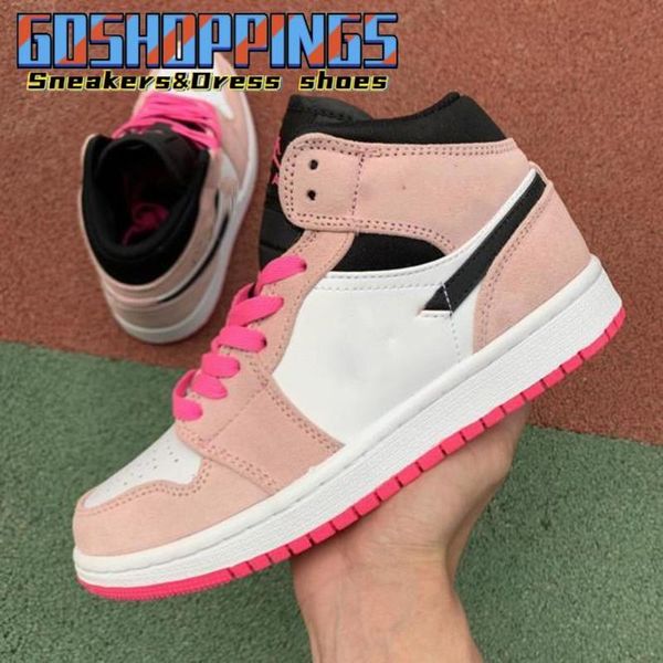 

shoes jumpm 1 crimson tint hyper pink black schoenen 36-40 sneakers women chaussures pour hightop