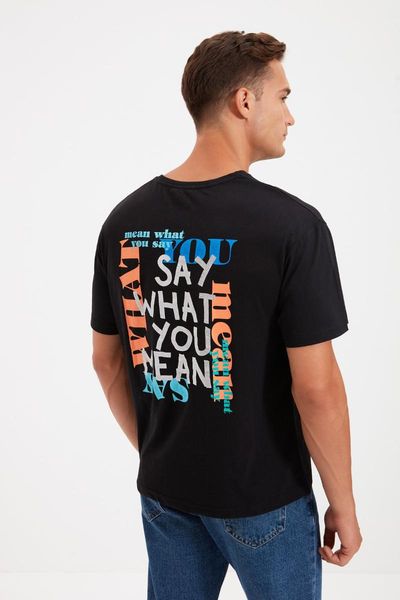 

men's t-shirts trendyol male t-shirt tmnss21ts3833, White;black