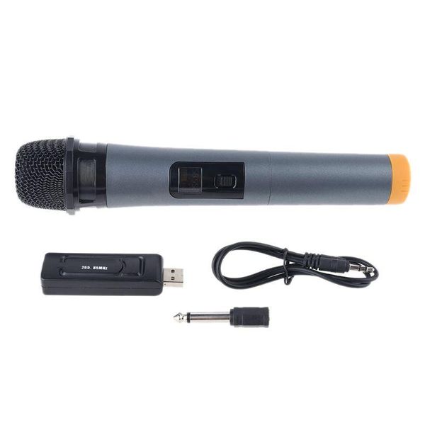 

microphones 3.5mm 6.35mm wireless microphone megaphone handheld mic with usb receiver for karaoke speech loudspeaker speaker