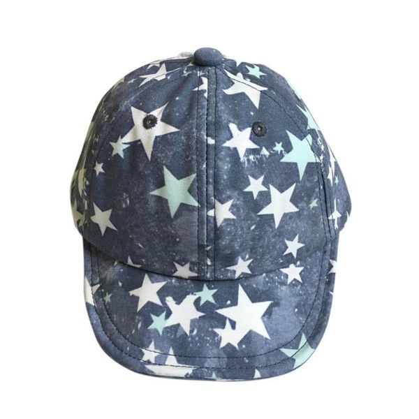 

fashion baby hat summer printed five-star child girls boys baseball cap hats adjustable soft along caps 2 color a26 &, Yellow