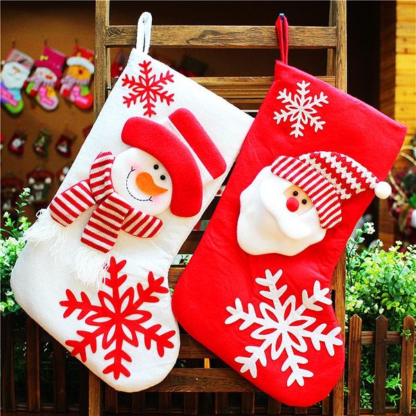 

christmas decorations socks gift bag decoration old man snowman