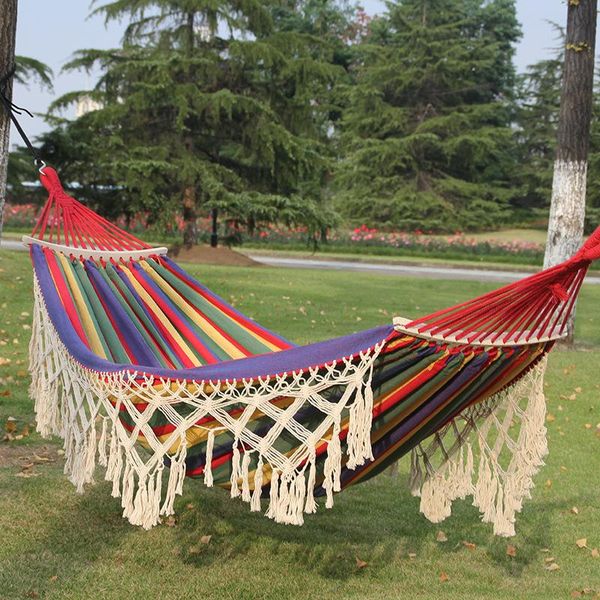 

camp furniture colored strong non-woven hammock