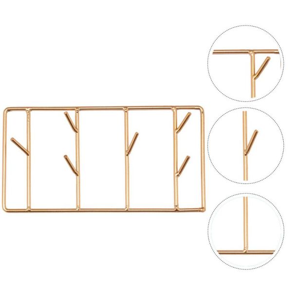 

hooks & rails 1pc iron art entryway wall hook rack creative key simple decorative