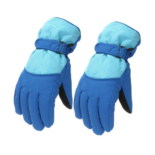 

ski gloves children riding winter windproof waterproof non-slip warm outdoor sports fashion simple 6-11 years old