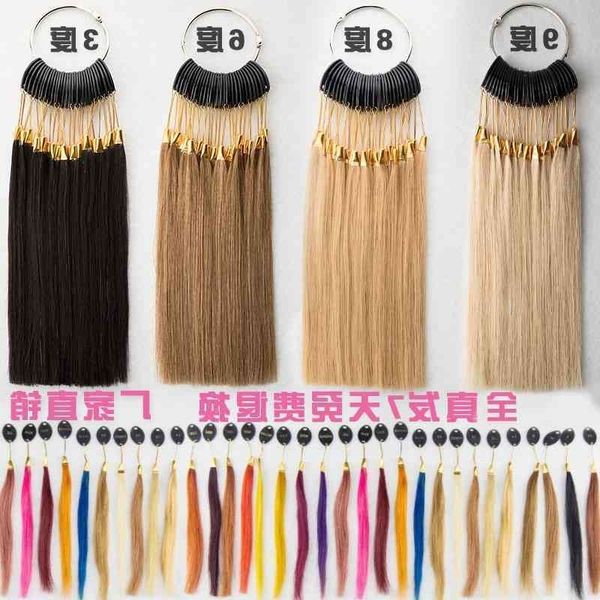 

board, real color hair card, hairdressing, curl bleaching, dyeing and waxing, Black