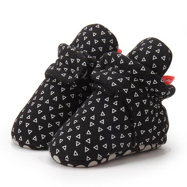 

winter baby boy girl soft-soled warm toddler boots print crib shoes born first walking anti-slip walkers