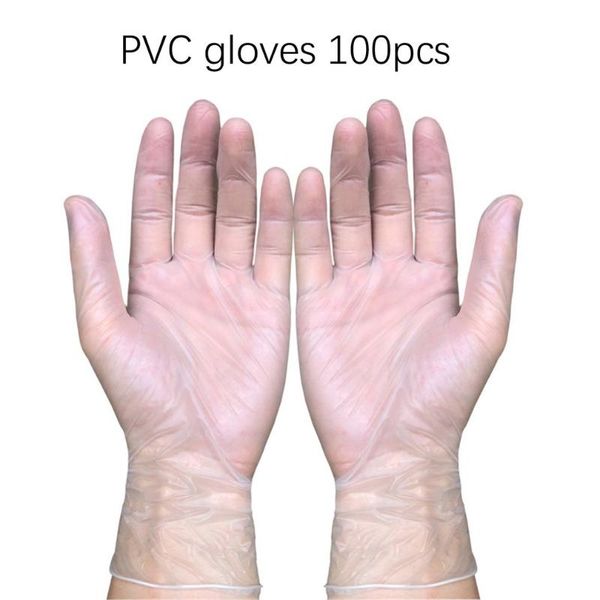 

disposable gloves 100 pcs/box powder-pvc grade ordinary labor protection