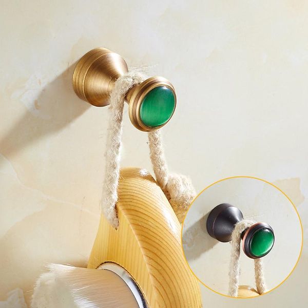 

robe hooks retro copper wall door back single coat hook hanging bathroom towel clothes hanger black / gold mx8031705