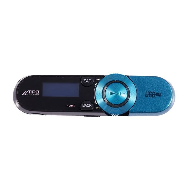 

& mp4 players lcd sn usb 16gb flash support fm radio tf mp3 music player - blue