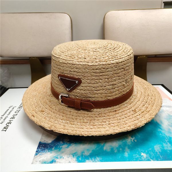 Mulheres aba larga chapéu de palha balde chapéu designers bonés chapéus mulheres moda praia boné bonnet beanie casquette