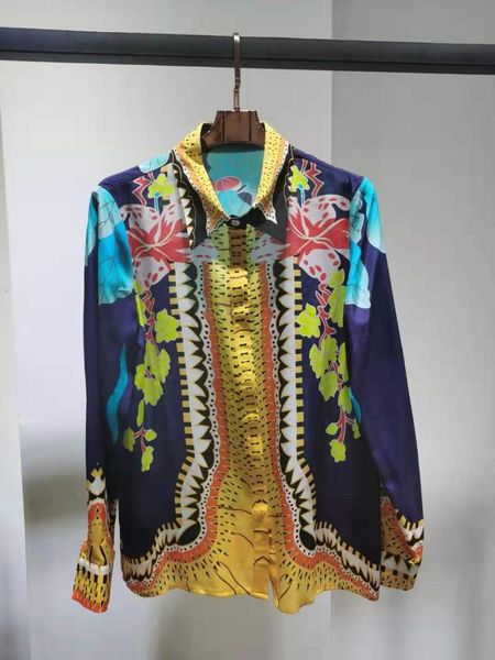 

women's blouses & shirts ah12218 fashion 2021 runway luxury european design party style clothing, White