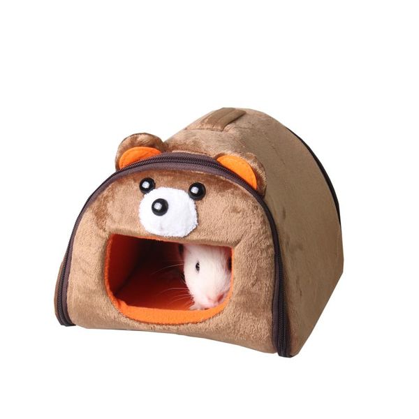 

small animal supplies short plush house removable and washable guinea pig hamster squirrel hedgehog dutch pet bed