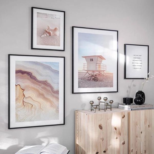 

paintings abstract pink conch beach scenery wall art nordic canvas prints and posters living room bedroom corridor decoration