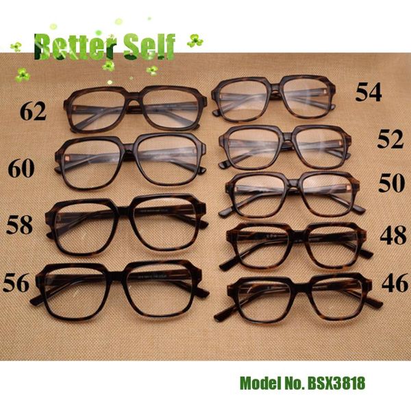 

fashion sunglasses frames blue light eyeglasses gaming eyewear prescription glasses bsx3818 size choice women with diopter retro acetate rea, Black