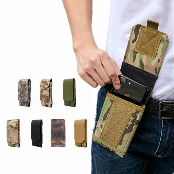 

tactical phone belt bag men nylon waist pouch outdoor sport running hiking camping hunting shoulder bags military waterproof