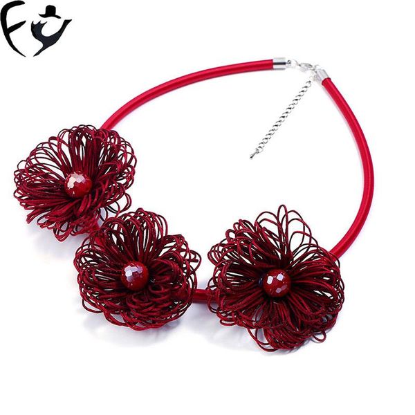 

chokers fy accessories style pearl crystal girl necklace leather, Golden;silver