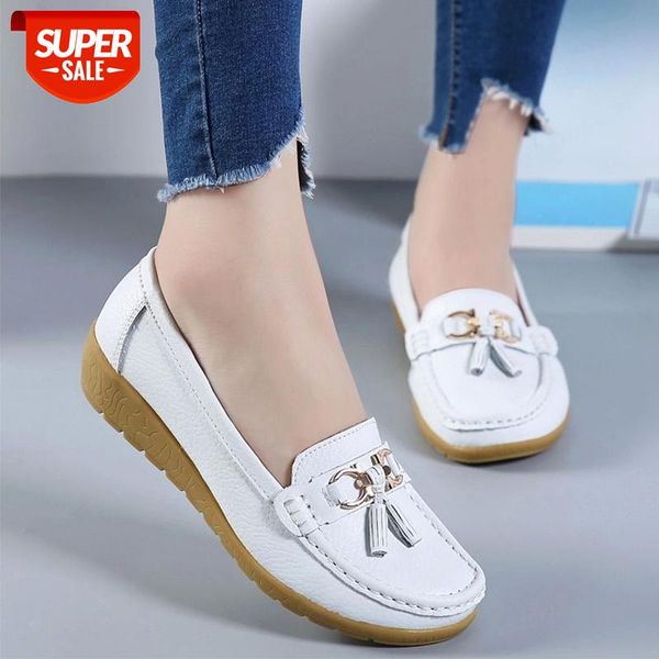 

flats women shoes genuine leather ballet shoes woman flats loafers moccasins pu breathbale slip on ladies plus size 35-44 #kt66