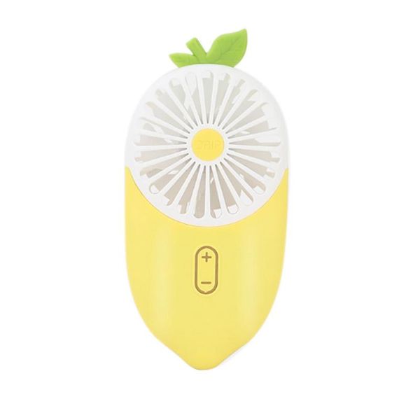 

lemon ultra thin pocket fan handheld usb charging atmosphere lamp small electric fans