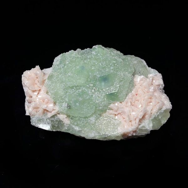 

615g a5-4sun natural stone pink dolomite and green fluorite mineral crystal specimen home decoration from hunan province,china decorative ob
