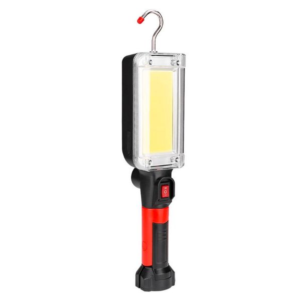 

portable lanterns led work light powerful lantern hook camping lamp cob usb rechargeable torch waterproof