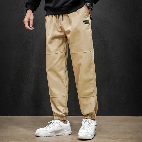 5xl Plus Size Cargo Pants Uomo Multi Pocket Harem Pants Uomo Streetwear Mens Jogging New Elastico in vita Pantaloni Pantaloni sportivi A50 X0723
