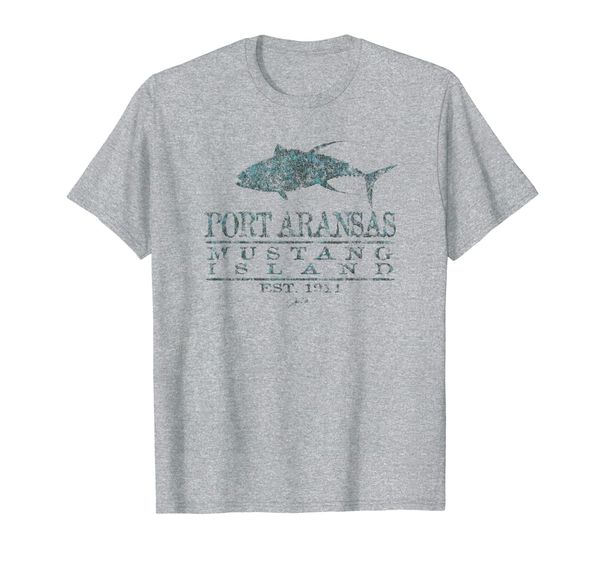

jcombs: port aransas, tx, yellowfin tuna t-shirt, White;black