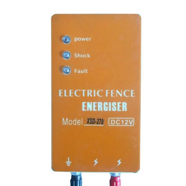 

electric fence energizer charger high voltage pulse fencing controller for animal poultry farm (alarm type) fencing, trellis & gates