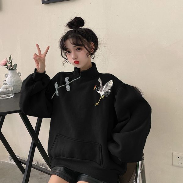 

new year chinese style clothing women blouses fashion asian streetwear hanfu mandarin collar tang suit cheongsam 11653, Red