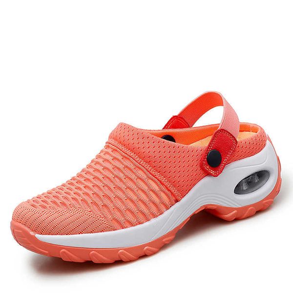 

female sandals 2021 mesh breathable women shoes fashion sports shoes soft comfortable women shoes zapatos de mujer y0721, Black