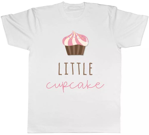

little cupcake womens ladies t-shirt, White;black