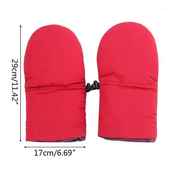 

waterproof universal winter warm baby stroller gloves fleece mitten hand muff 770b1