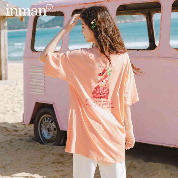 

t shirts girlish carrot print o-neck loose base short sleeve t-shirt 2s1m, White
