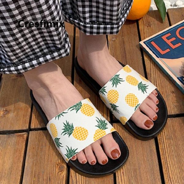 

cresfimix women fashion light weight outside slippers teenager cool casual home & vrouwen pantoffels c5300, Black