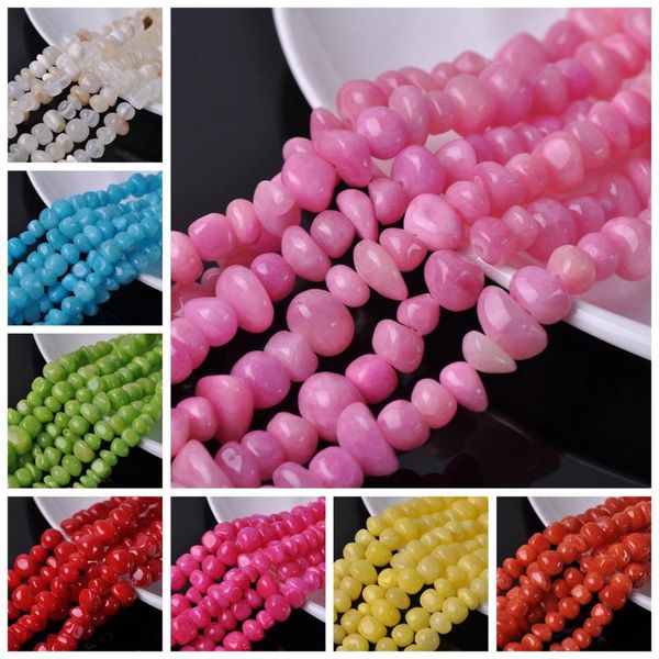 

other 35" (90cm) strand 8mm~13mm orm natural stone rock chips beads lot for jewelry making diy findings