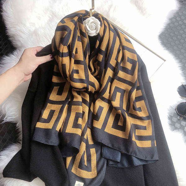 

scarves autumn and winter cotton hemp hand women's fashion foreign style travel holiday shawl beach towel silk scarf, Blue;gray