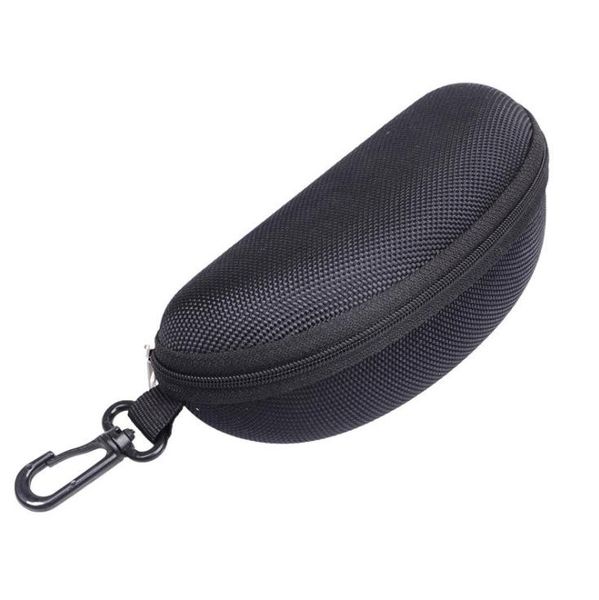 

cases bags eyewear & aessories fashion aessorieshard zipper hook man sunglasses compression black metal plastic sports sun glasses case box