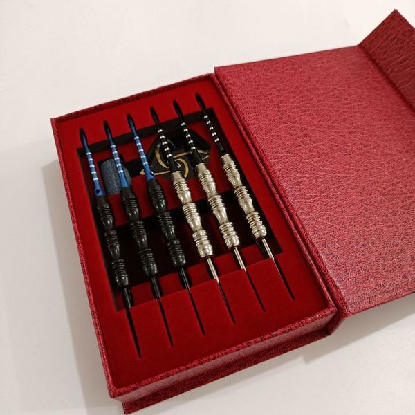 

6 exquisite gift box aluminum rod dart keel 4 pieces of tail 22g needle dart set