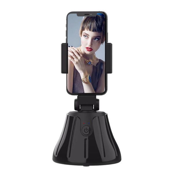 

360Â° object tracking holder shooting gimbal cell phone camera mount clip selfie stick vlog replacement for tripod heads