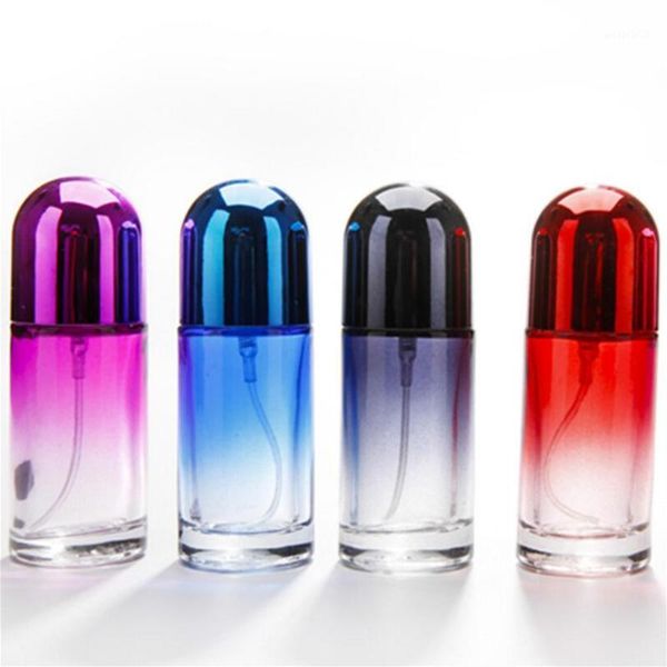 

storage bottles & jars 100pcs fashion 20 ml glass perfume bottle with sprayer&empty case
