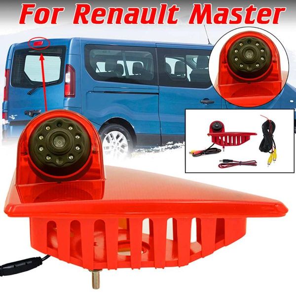 

car rear view cameras& parking sensors reverse backup camera brake light 3rd night vision built-in 10 ir led for master nv400