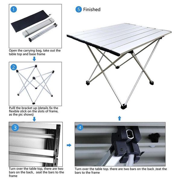 

camp furniture ultra light outdoor folding portable hiking travel picnic barbecue fishing table