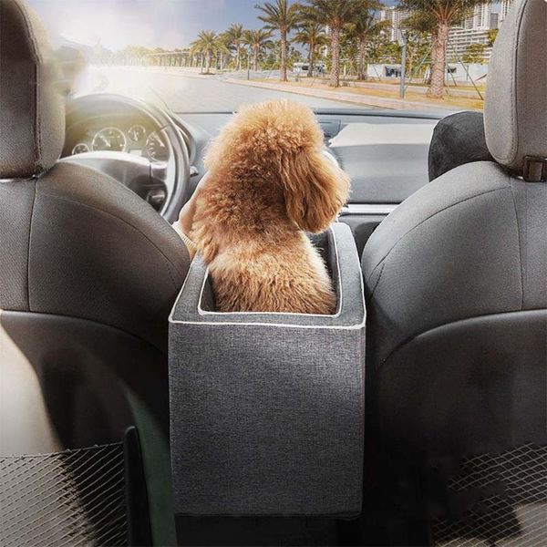 

dog car seat covers 2021 safety pet nonslip portable cat bed travel central control armrest box kennel for small