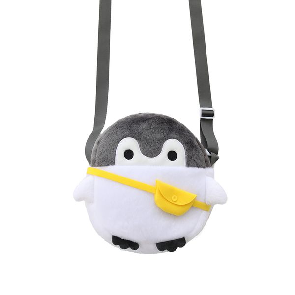 

18cm*20cm cute penguin plush coin purse stuffed animal soft plush crossbody bag wallet gifts for kids girls xmas present